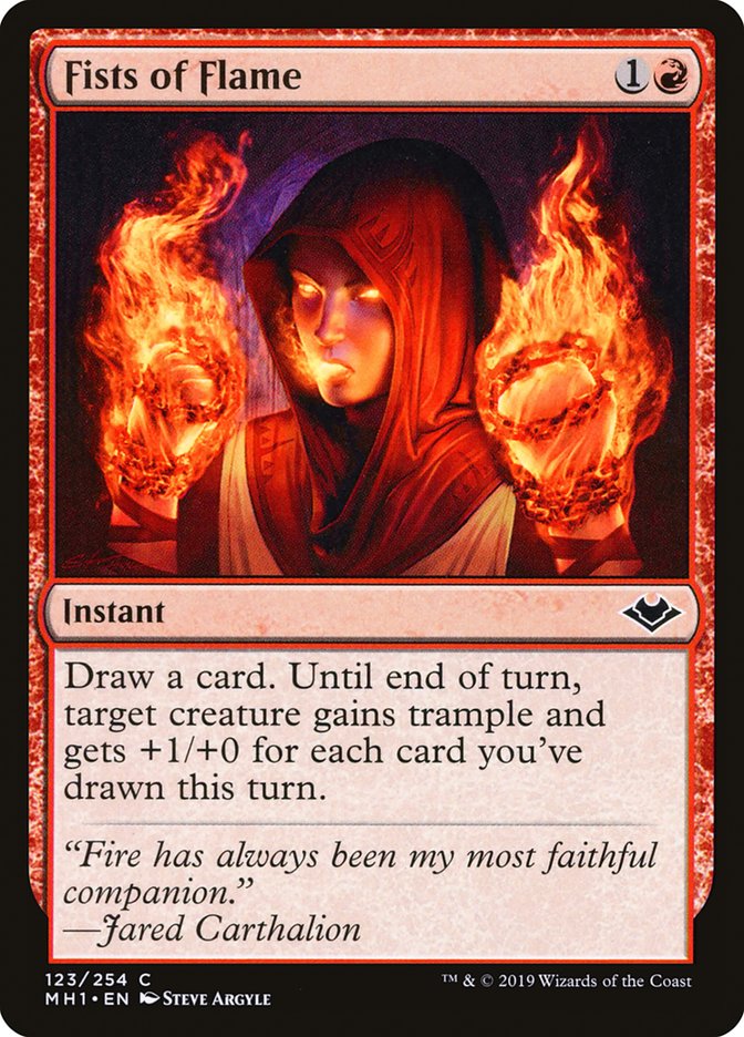 Fists of Flame [Modern Horizons] Foil