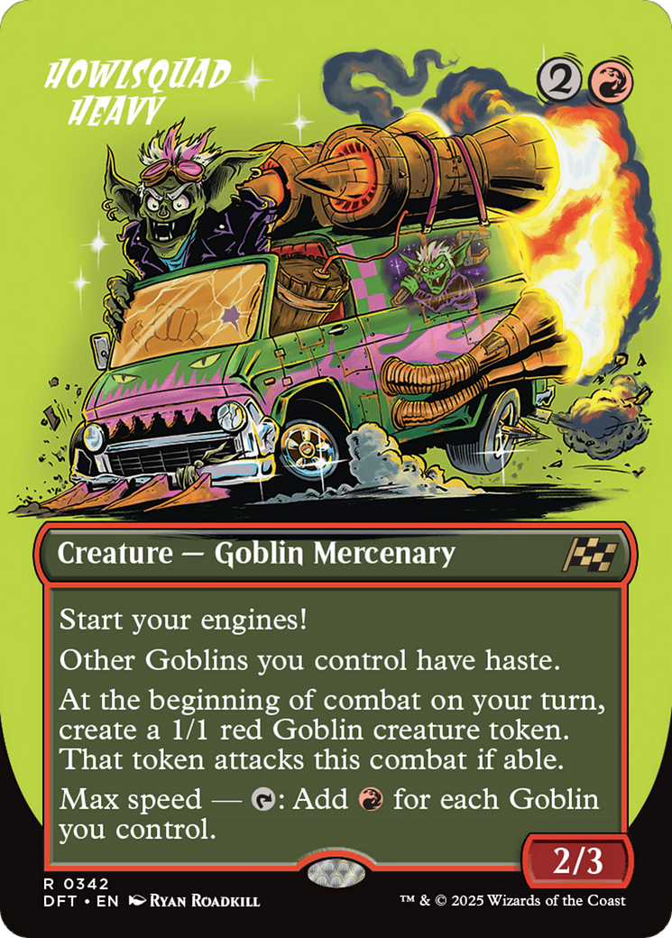 Howlsquad Heavy (Borderless) [Aetherdrift] Foil