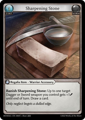 Sharpening Stone (008) [2022 Demo Deck]