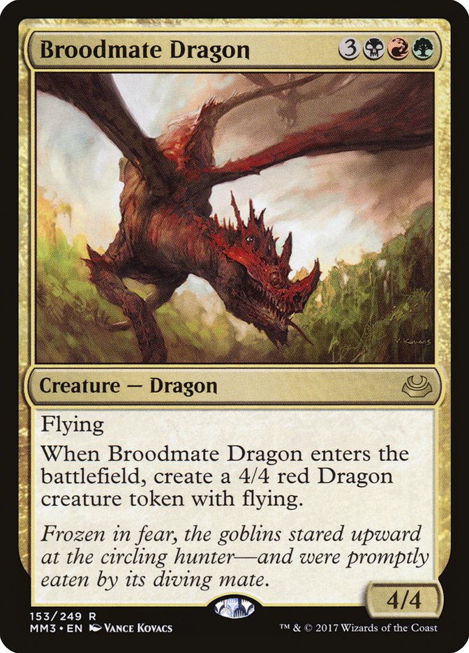 Broodmate Dragon [Modern Masters 2017] Foil