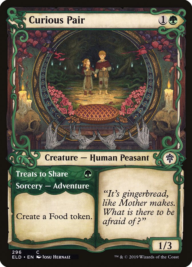 Curious Pair // Treats to Share (Showcase) [Throne of Eldraine] Foil