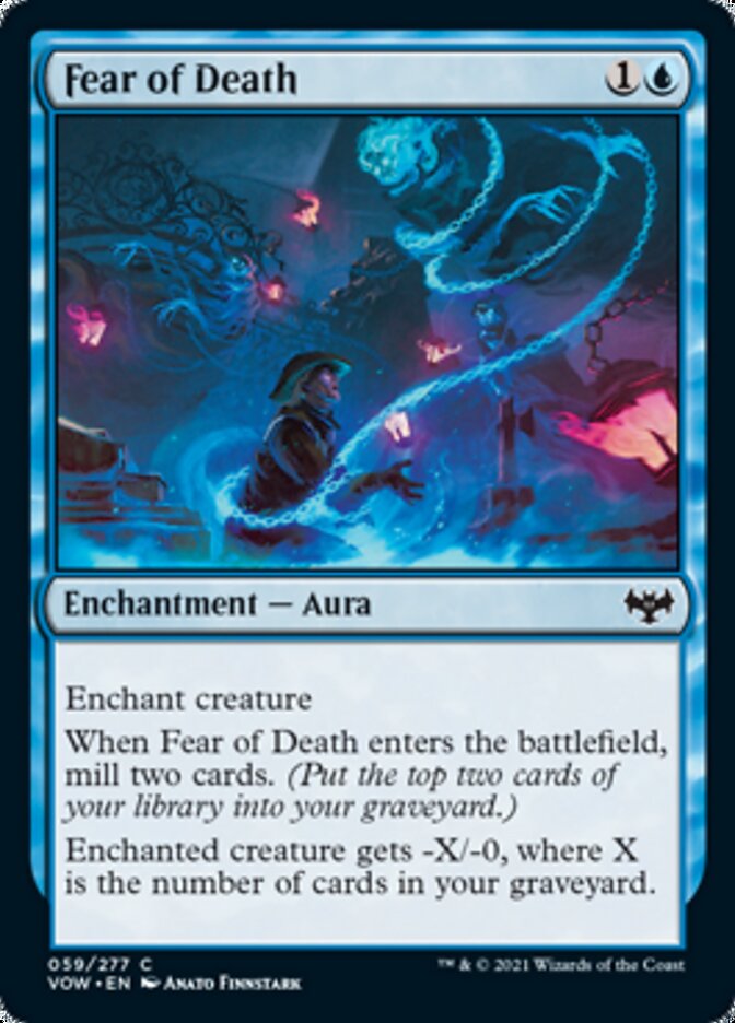 Fear of Death [Innistrad: Crimson Vow] Foil