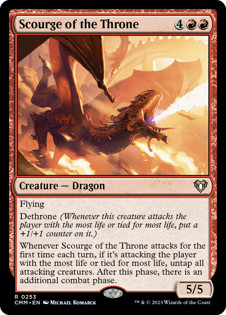 Scourge of the Throne [Commander Masters] Foil