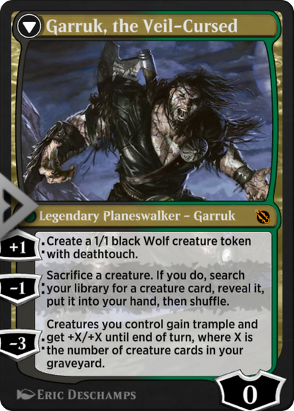 Garruk Relentless // Garruk, the Veil-Cursed  [Shadows of the Past]