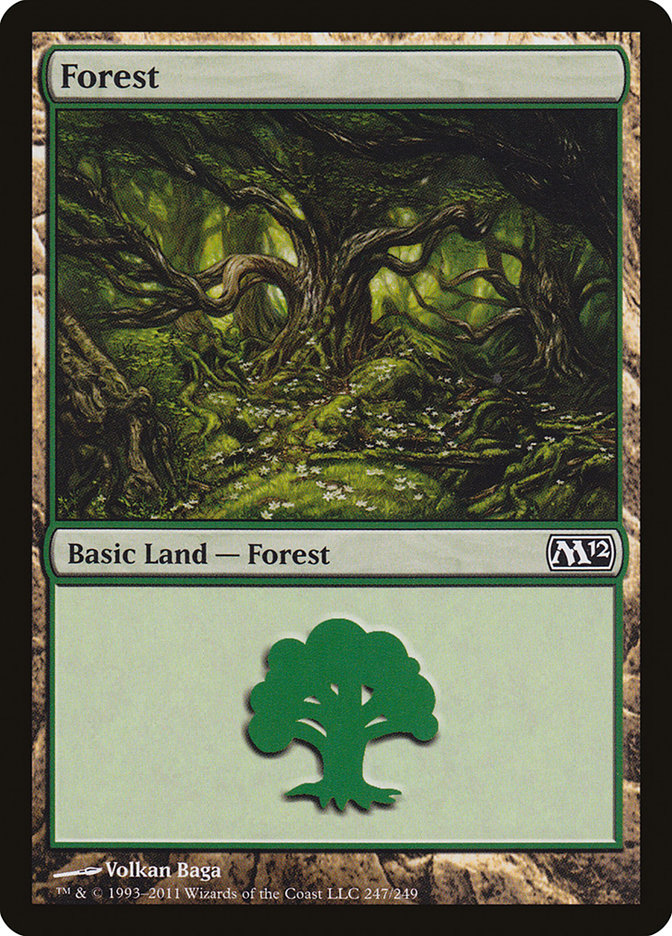 Forest (247) [Magic 2012] Foil