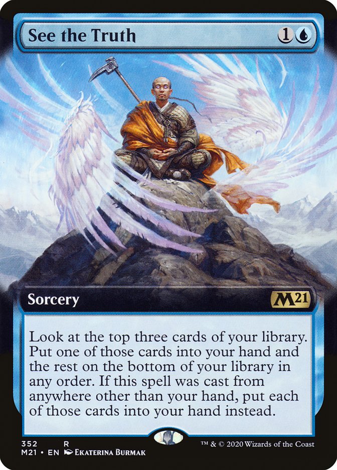 See the Truth (Extended Art) [Core Set 2021] Foil