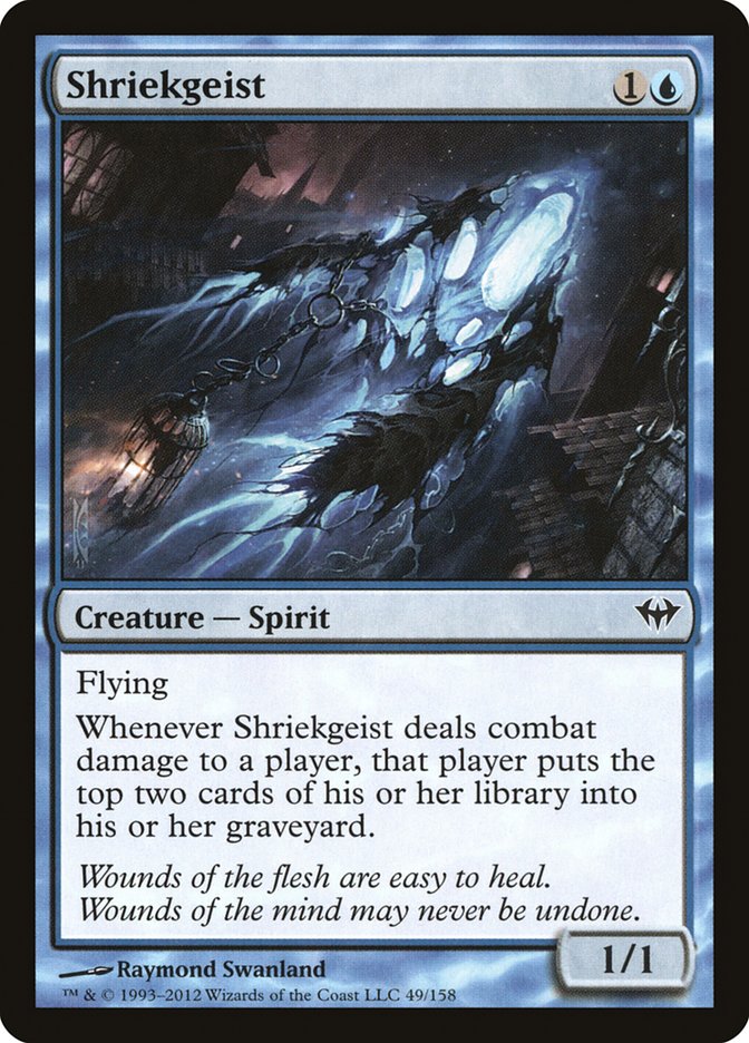 Shriekgeist [Dark Ascension] Foil