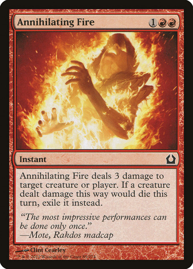 Annihilating Fire [Return to Ravnica] Foil