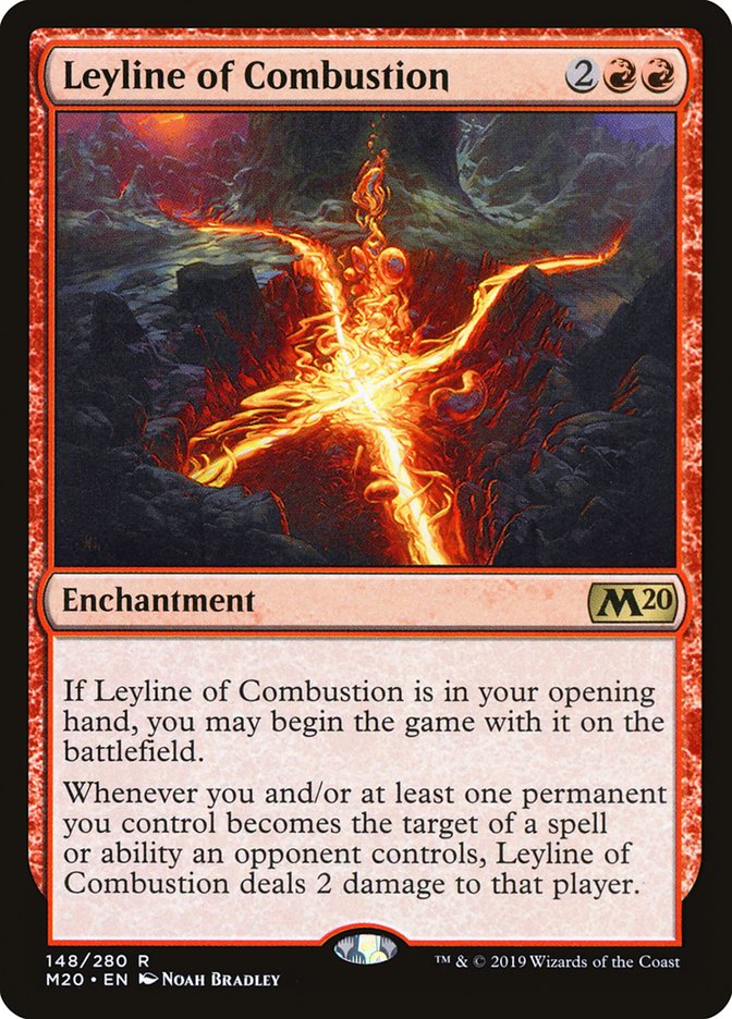 Leyline of Combustion [Core Set 2020] Foil