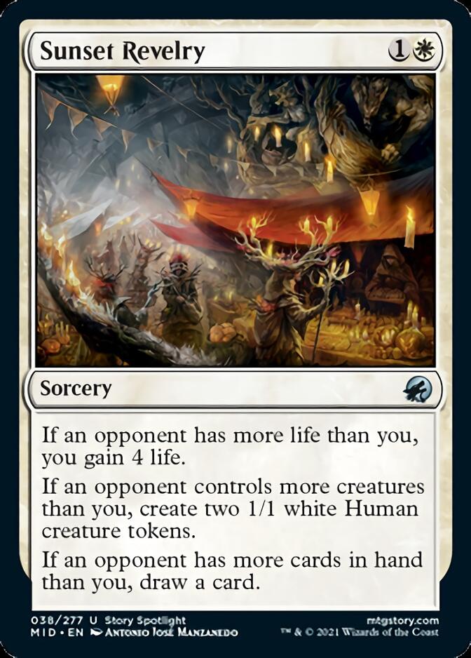 Sunset Revelry [Innistrad: Midnight Hunt] Foil