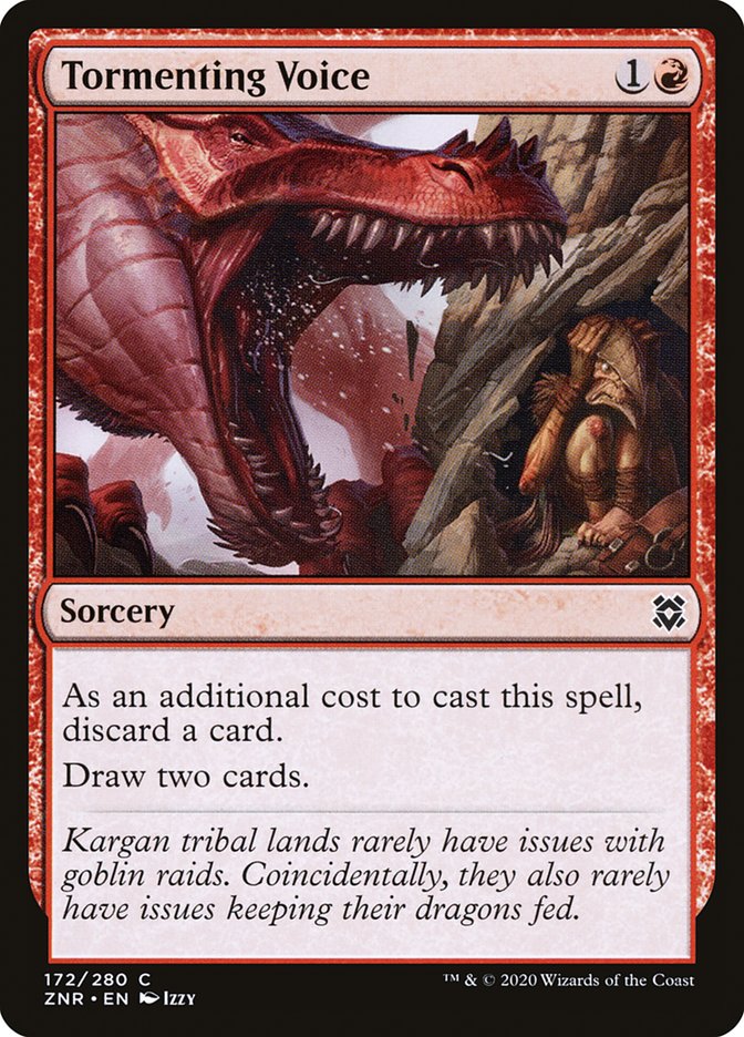 Tormenting Voice [Zendikar Rising] Foil