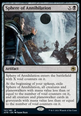 Sphere of Annihilation (Promo Pack) [Dungeons & Dragons: Adventures in the Forgotten Realms Promos] Foil