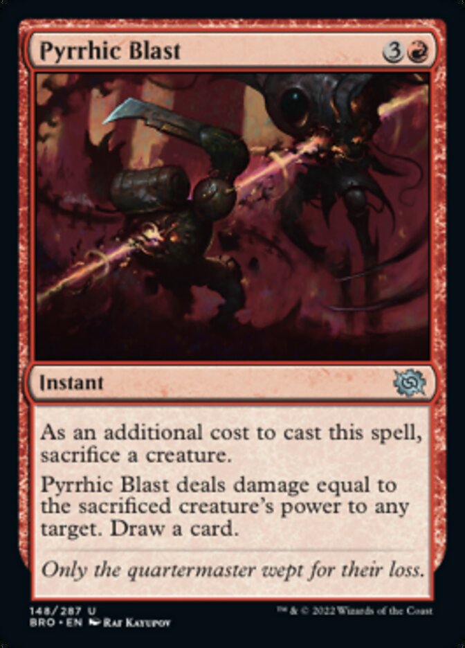 Pyrrhic Blast [The Brothers' War] Foil