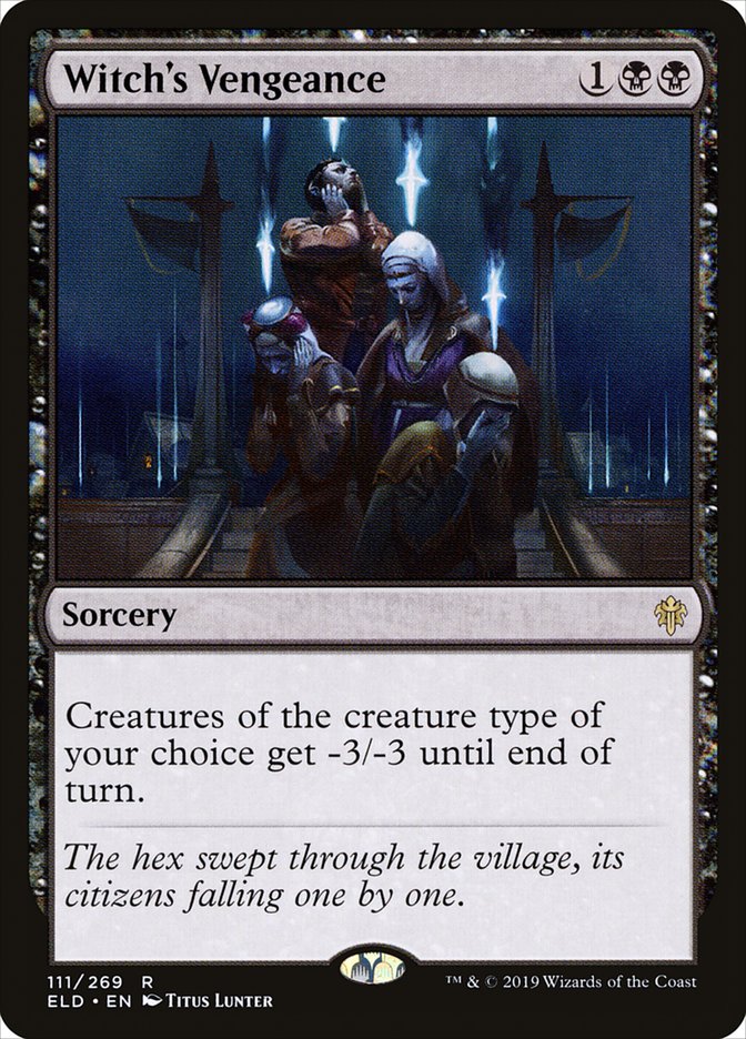 Witch's Vengeance [Throne of Eldraine] Foil