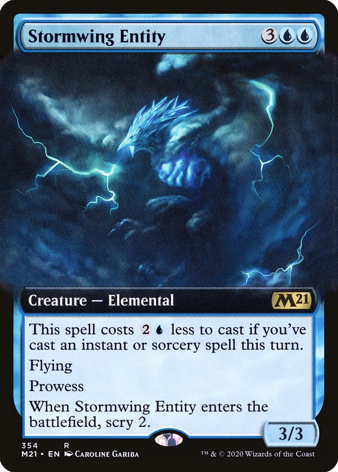 Stormwing Entity (Extended Art) [Core Set 2021] Foil
