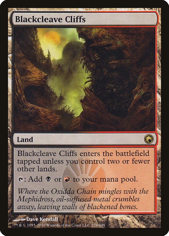 Blackcleave Cliffs [Scars of Mirrodin] Foil