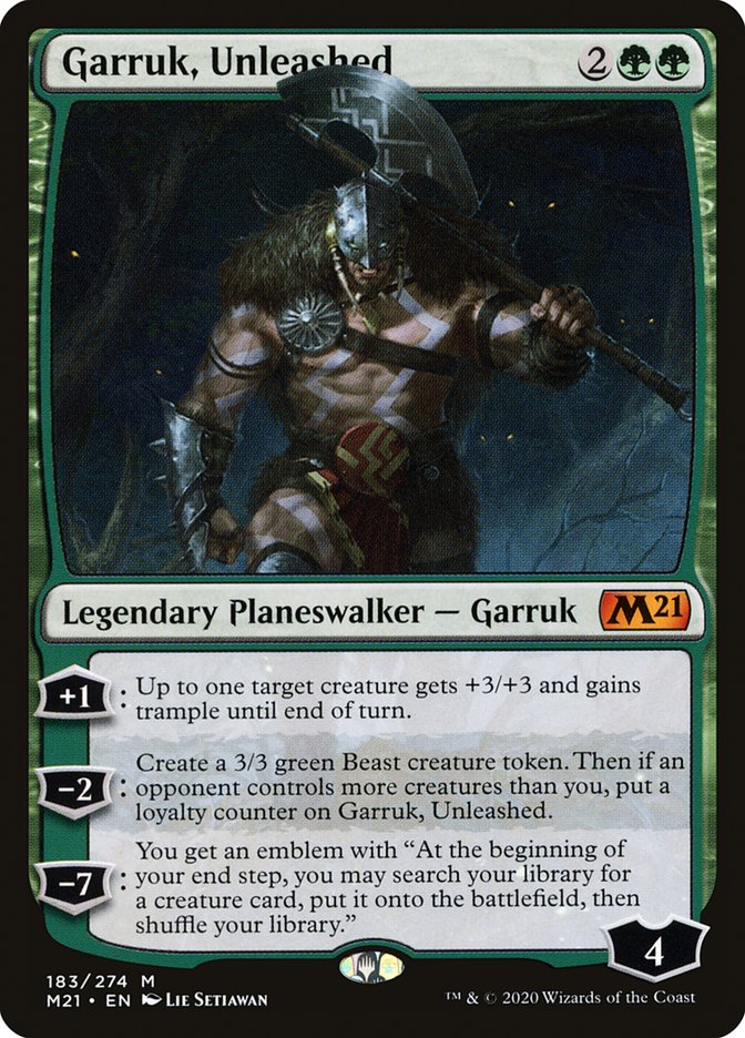 Garruk, Unleashed [Core Set 2021] Foil