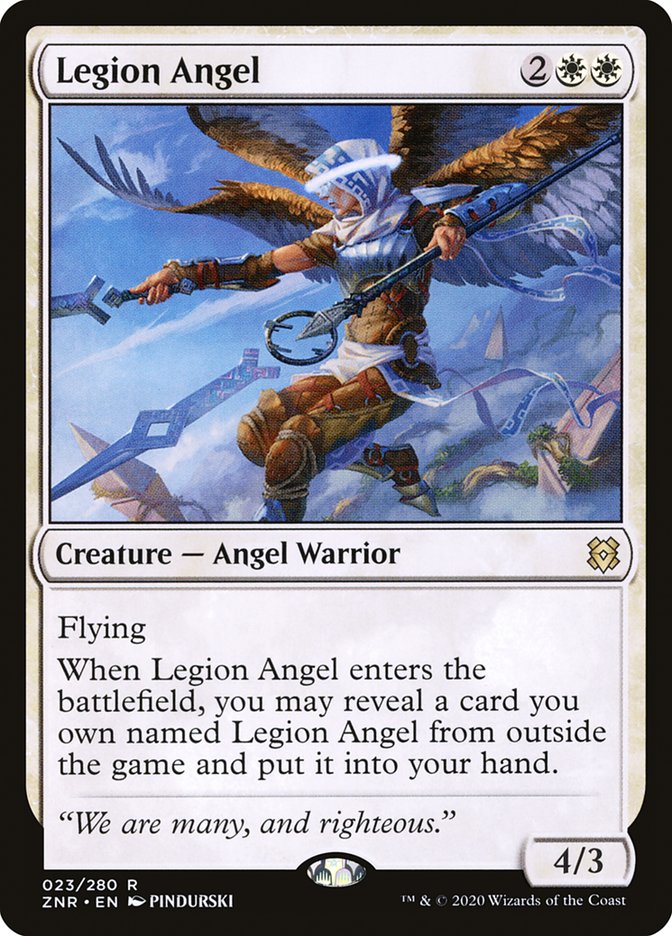 Legion Angel [Zendikar Rising] Foil