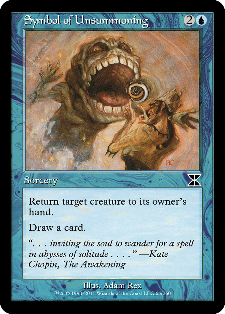Symbol of Unsummoning  [Masters Edition IV] Foil