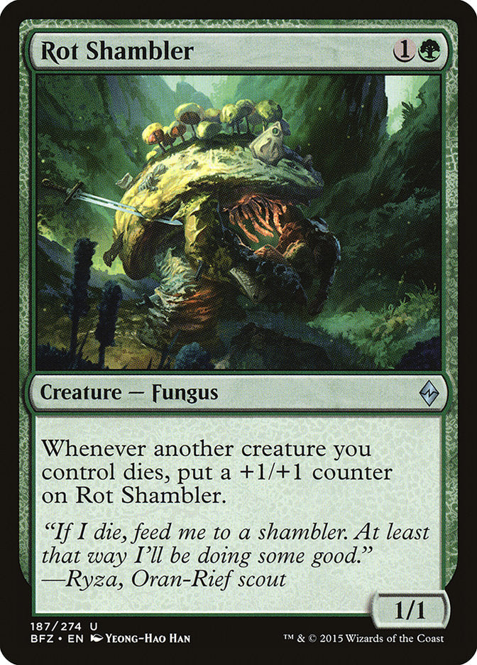 Rot Shambler [Battle for Zendikar] Foil
