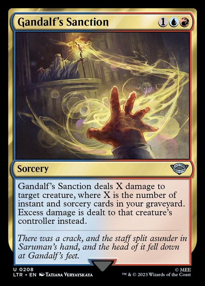 Gandalf's Sanction [The Lord of the Rings: Tales of Middle-Earth] Foil