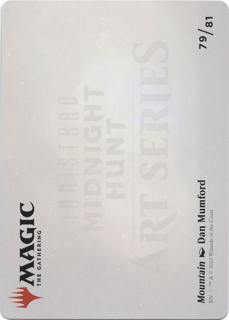 Mountain // Mountain  [Midnight Hunt Art Series] (Borderless)