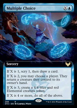 Multiple Choice (Extended Art) [Strixhaven: School of Mages] Foil