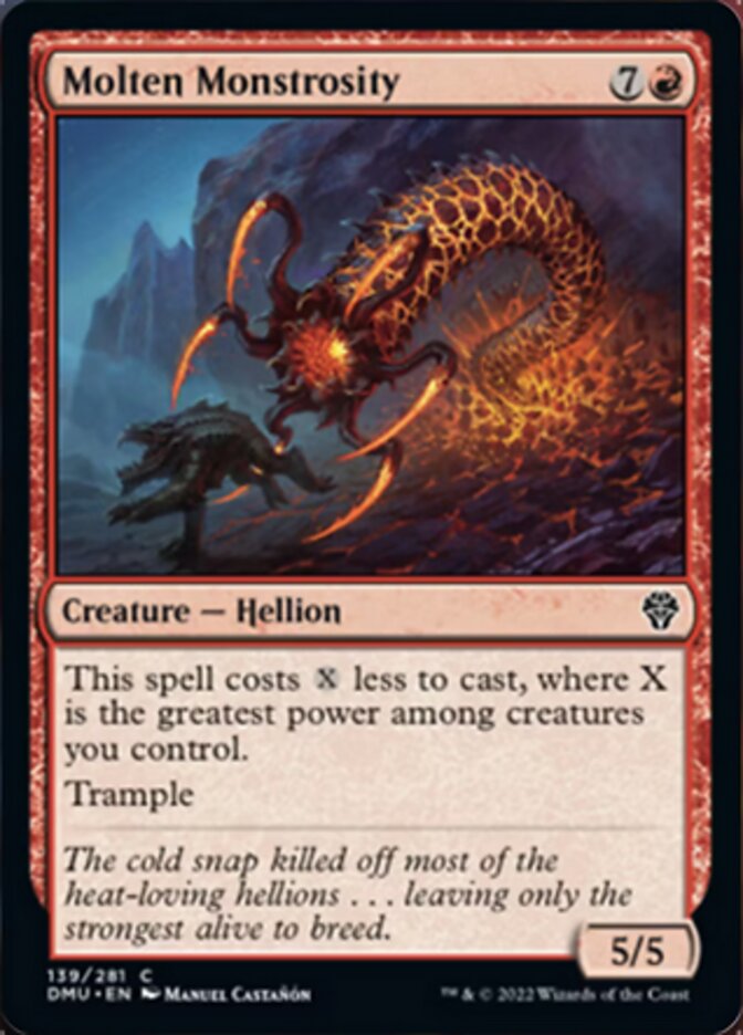 Molten Monstrosity [Dominaria United] Foil