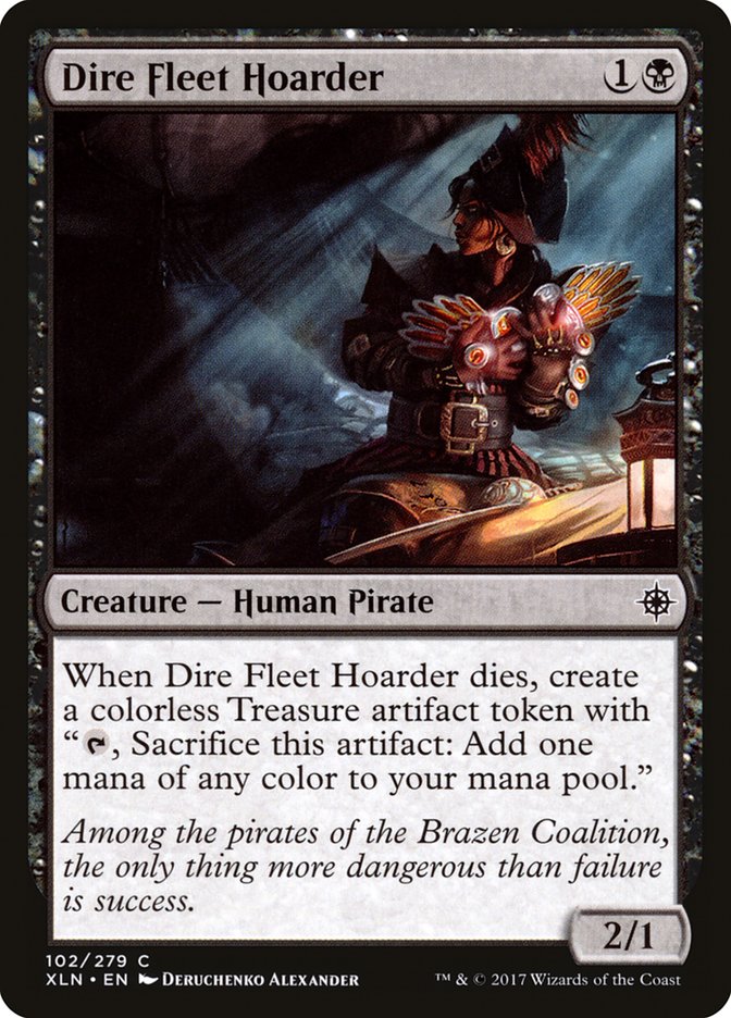 Dire Fleet Hoarder [Ixalan] Foil