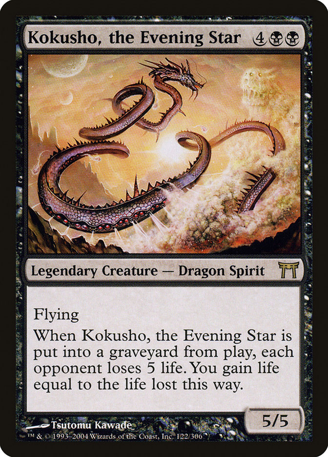 Kokusho, the Evening Star [Champions of Kamigawa] Foil