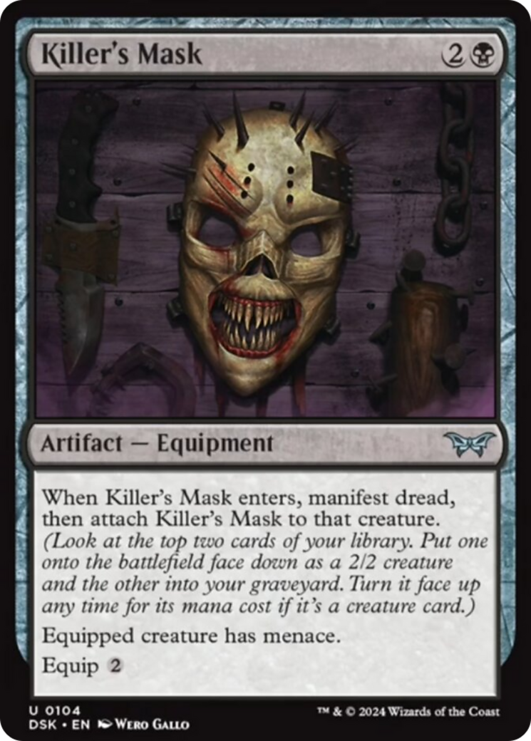 Killer's Mask [Duskmourn: House of Horror] Foil
