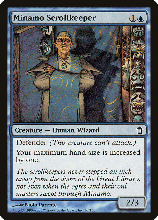 Minamo Scrollkeeper [Saviors of Kamigawa] Foil