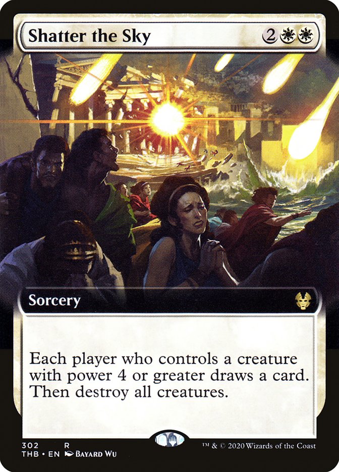 Shatter the Sky (Extended Art) [Theros Beyond Death] Foil