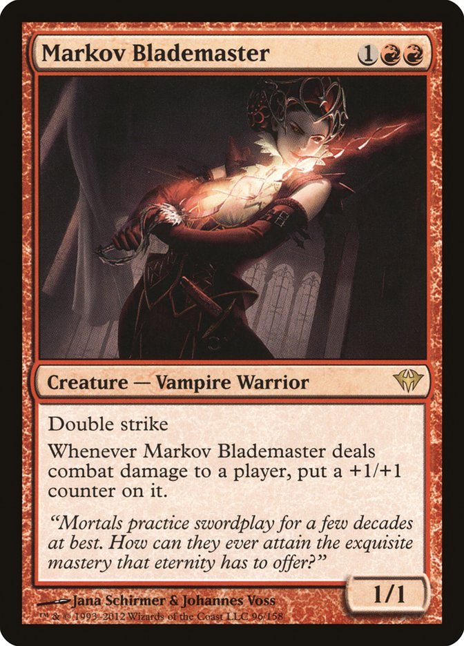 Markov Blademaster [Dark Ascension] Foil
