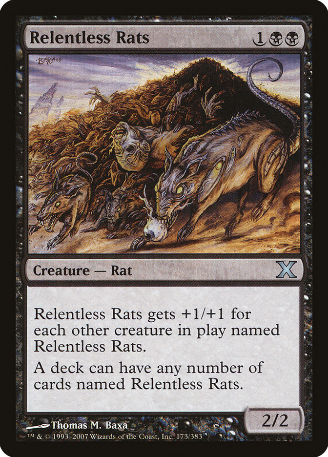 Relentless Rats [Tenth Edition] Foil