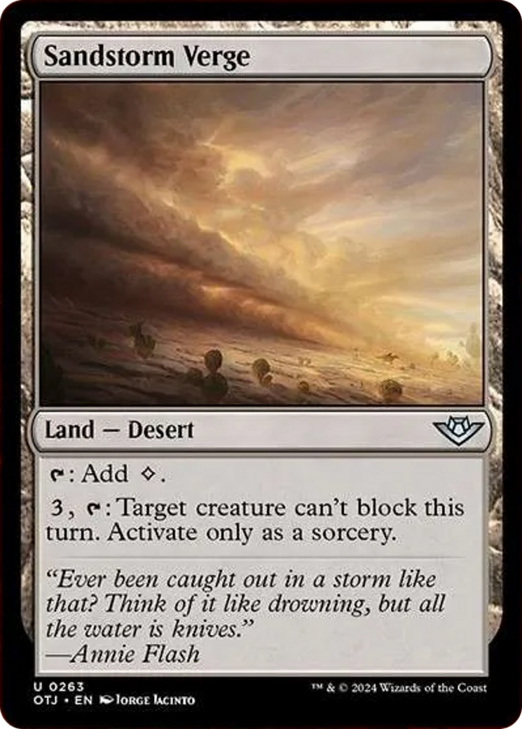 Sandstorm Verge [Outlaws of Thunder Junction] Foil