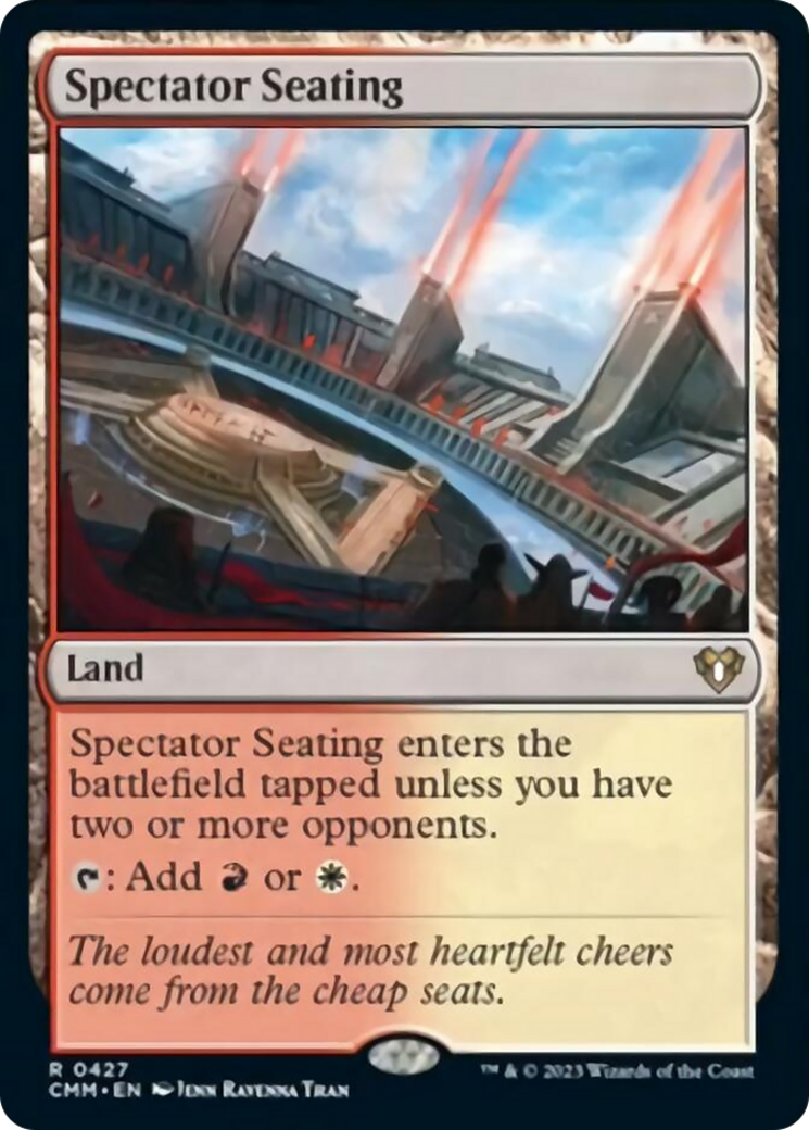 Spectator Seating [Commander Masters] Foil