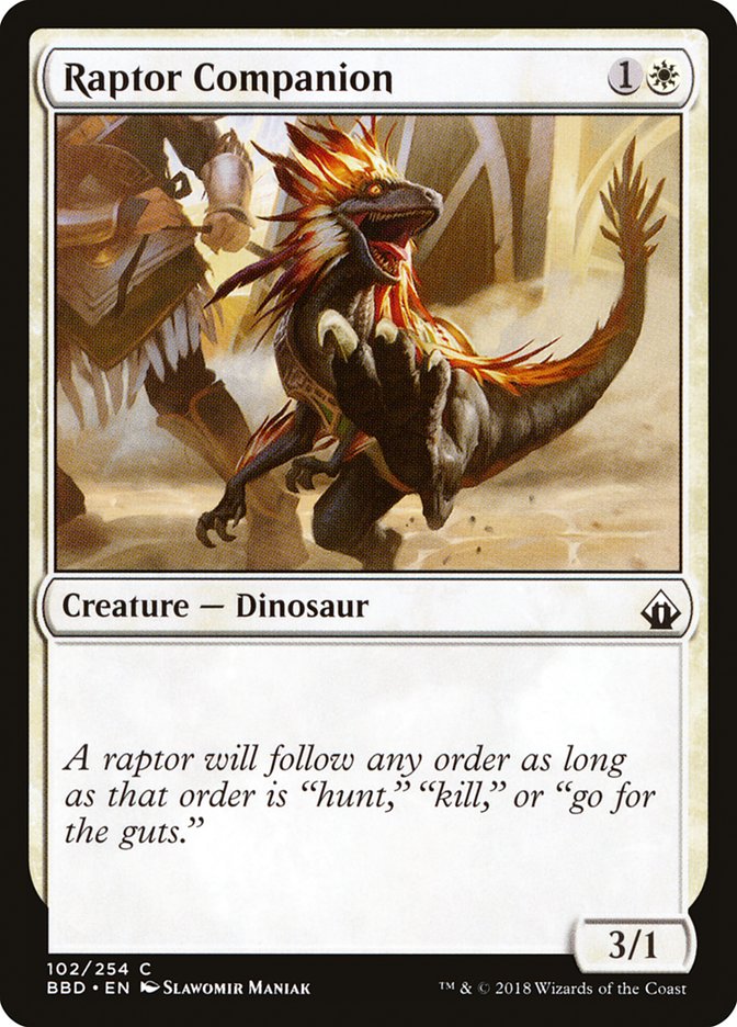 Raptor Companion [Battlebond] Foil