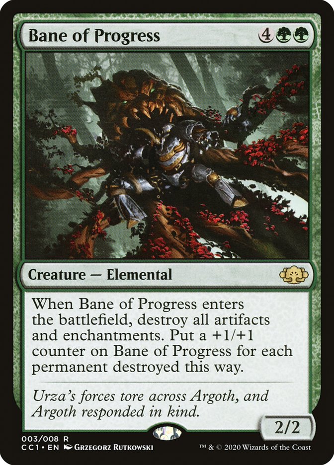 Bane of Progress [Commander Collection: Green] Foil