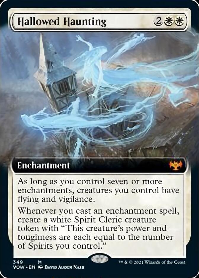 Hallowed Haunting (Extended Art) [Innistrad: Crimson Vow] Foil