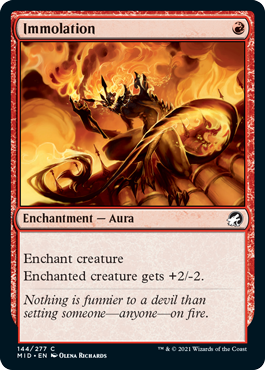 Immolation [Innistrad: Midnight Hunt] Foil
