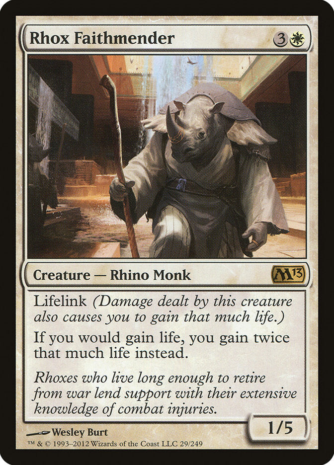 Rhox Faithmender [Magic 2013] Foil