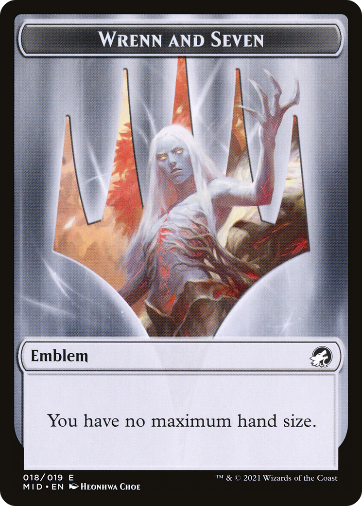 Wrenn and Seven Emblem  [Innistrad: Midnight Hunt Tokens]
