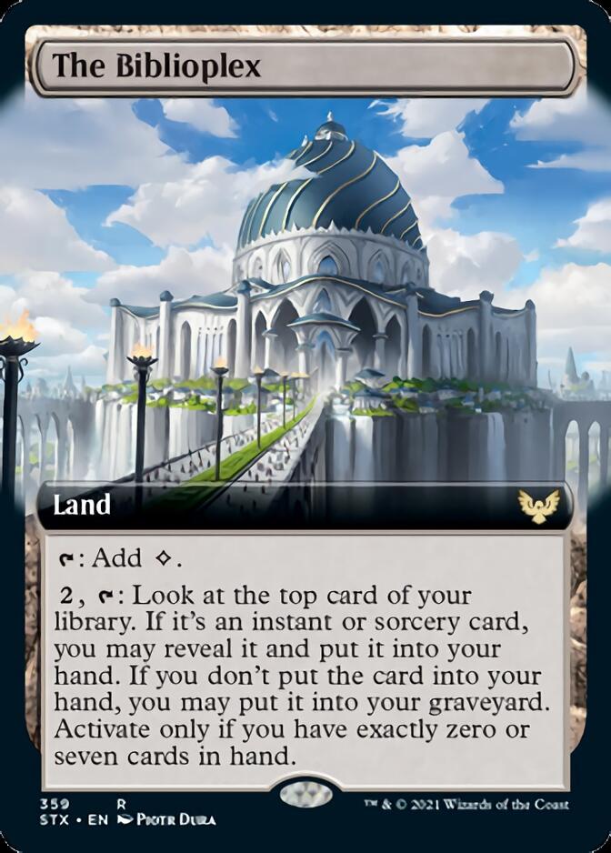 The Biblioplex (Extended Art) [Strixhaven: School of Mages] Foil