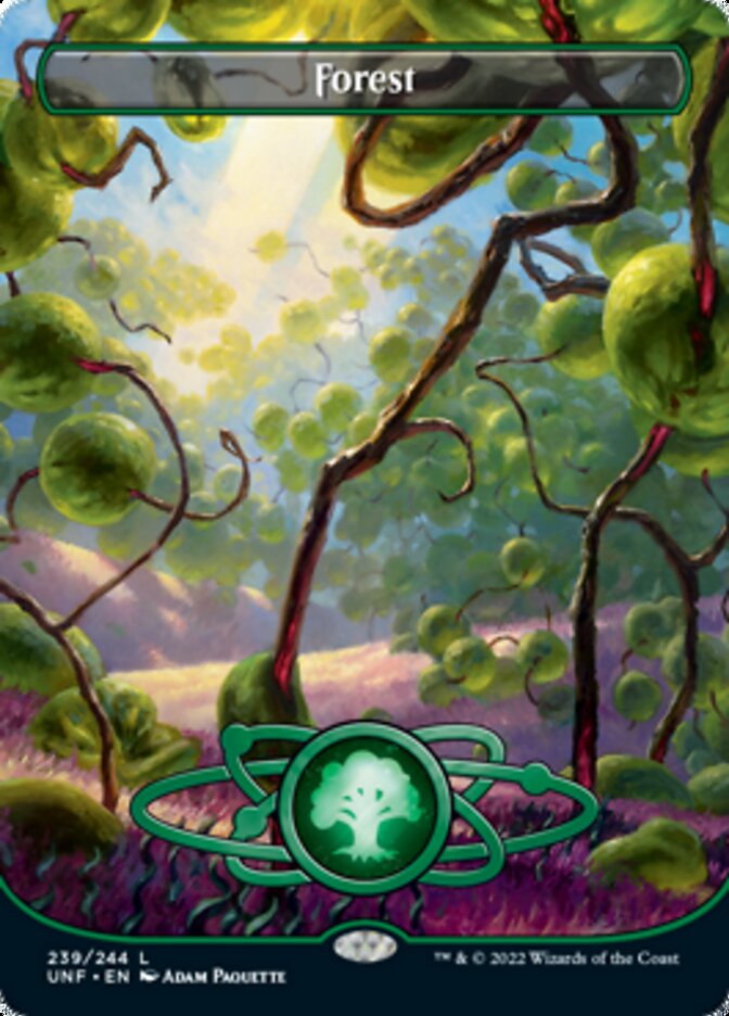 Forest (239) (Planetary Space-ic Land) [Unfinity] Foil