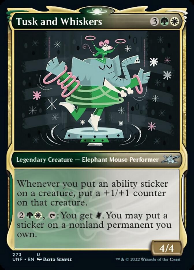Tusk and Whiskers (Showcase) [Unfinity] Foil