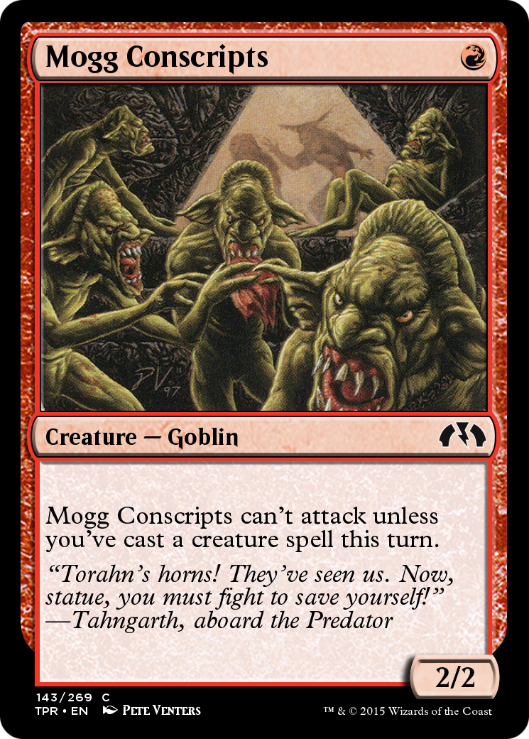 Mogg Conscripts  [Tempest Remastered] Foil