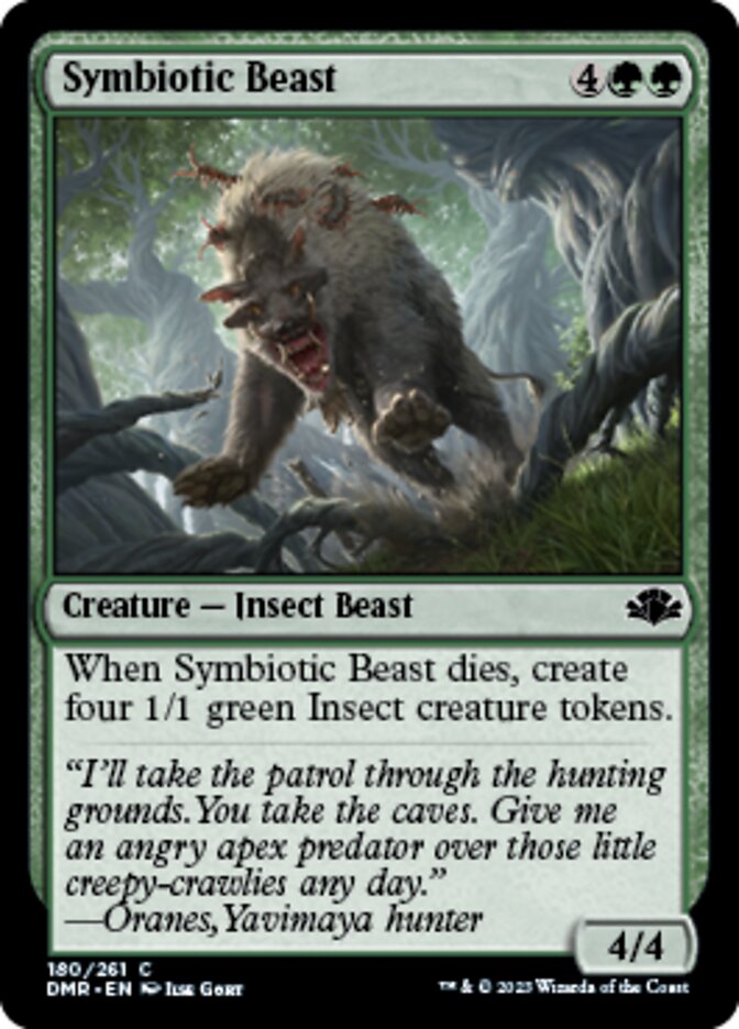 Symbiotic Beast [Dominaria Remastered] Foil