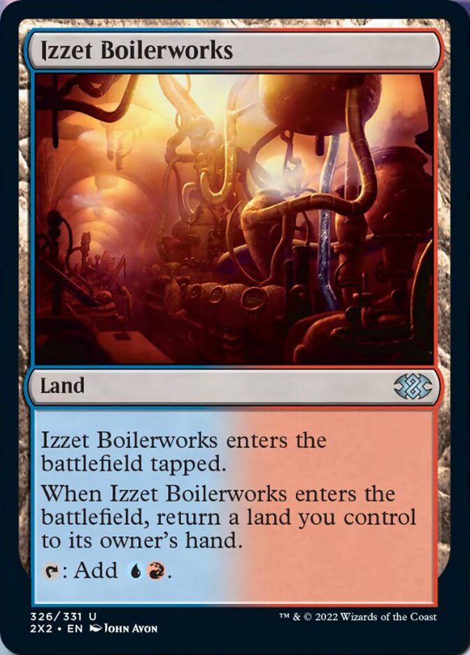 Izzet Boilerworks [Double Masters 2022] Foil