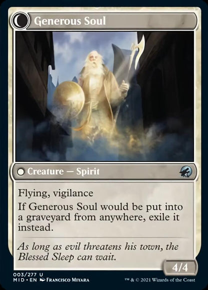 Beloved Beggar // Generous Soul [Innistrad: Midnight Hunt] Foil